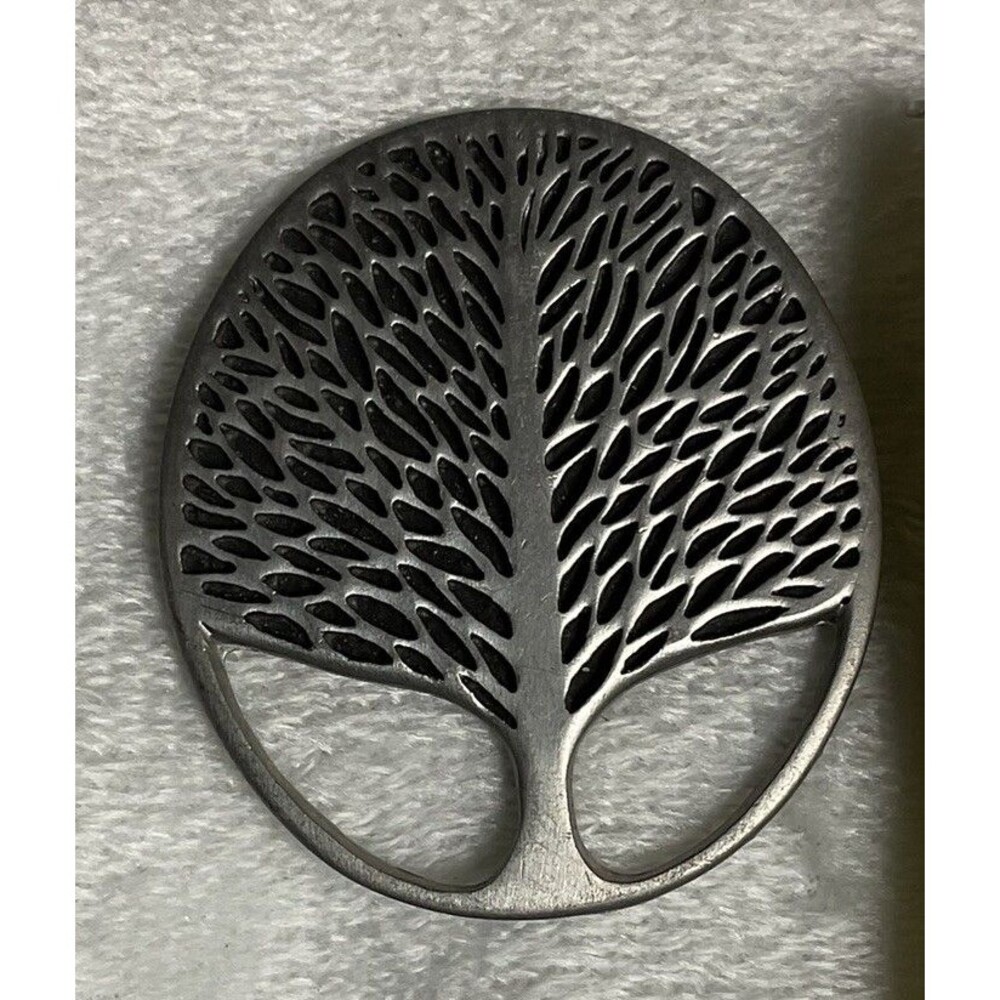 Vintage Ken Kantro Pewter Tree Of Life Pin